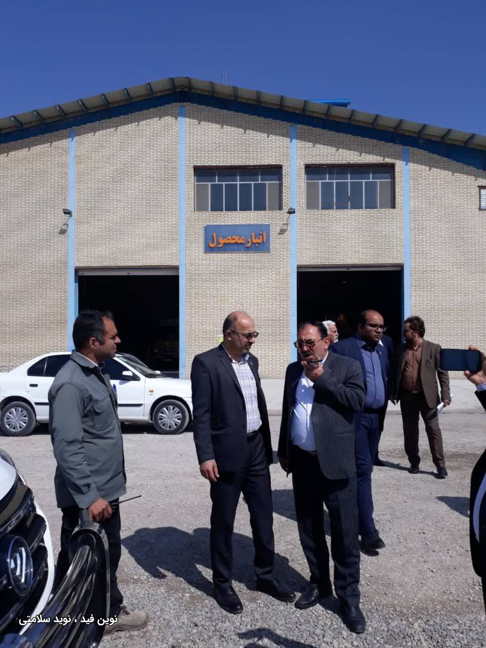 بازدید نماینده مجلس بجنورد از کارخانجات نوین فید