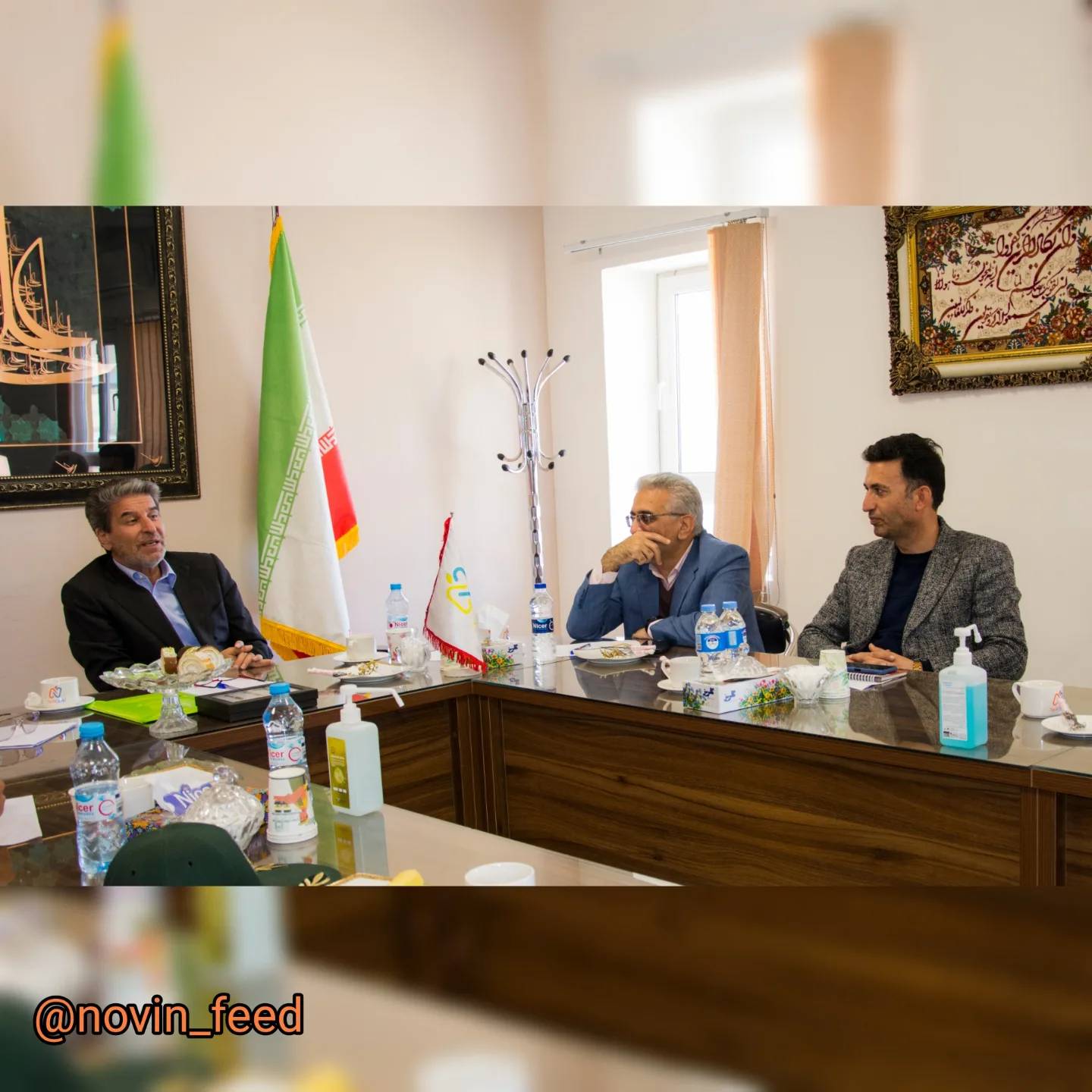 حضور نماینده محترم مجلس در کارخانه نوین فید