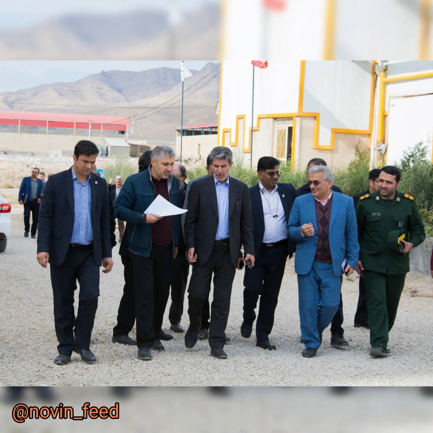 حضور نماینده محترم مجلس در کارخانه نوین فید