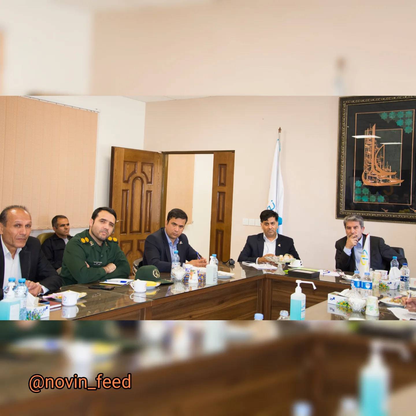 حضور نماینده محترم مجلس در کارخانه نوین فید
