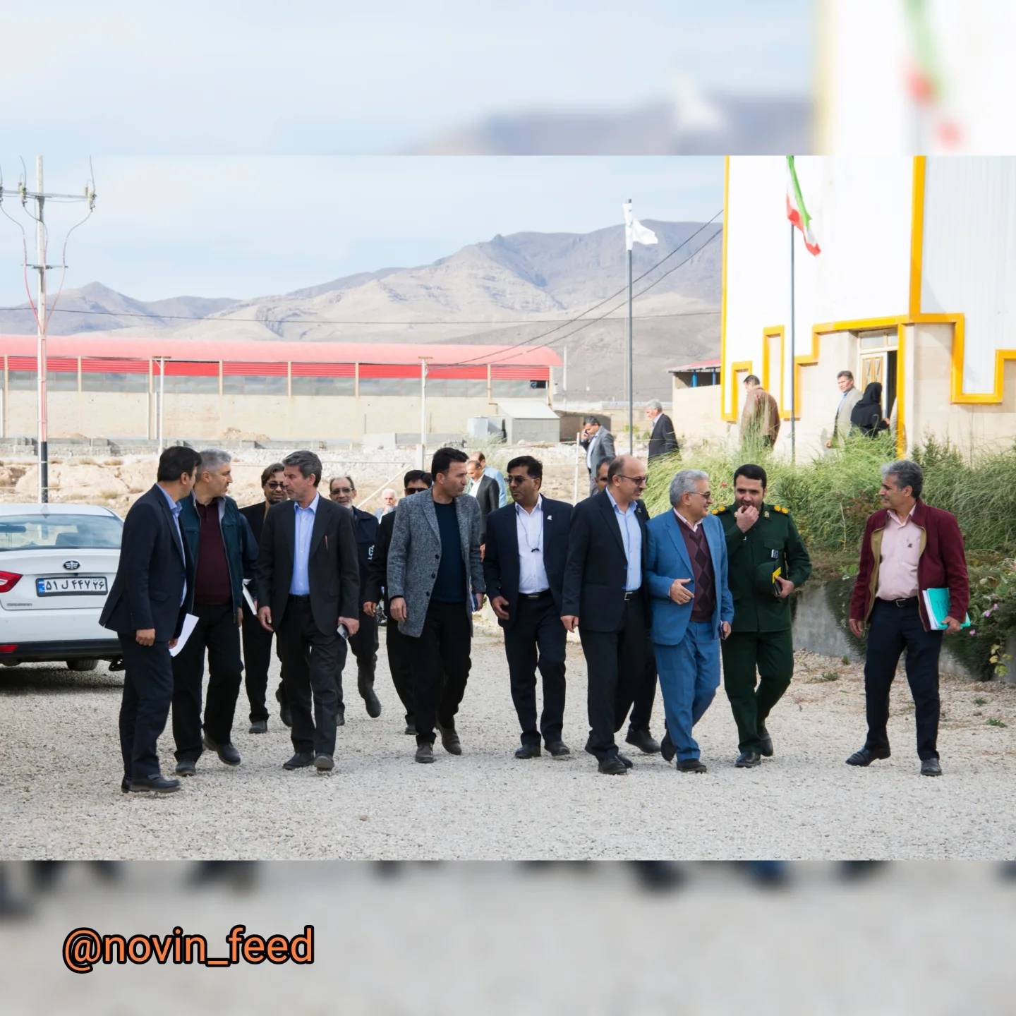 حضور نماینده محترم مجلس در کارخانه نوین فید