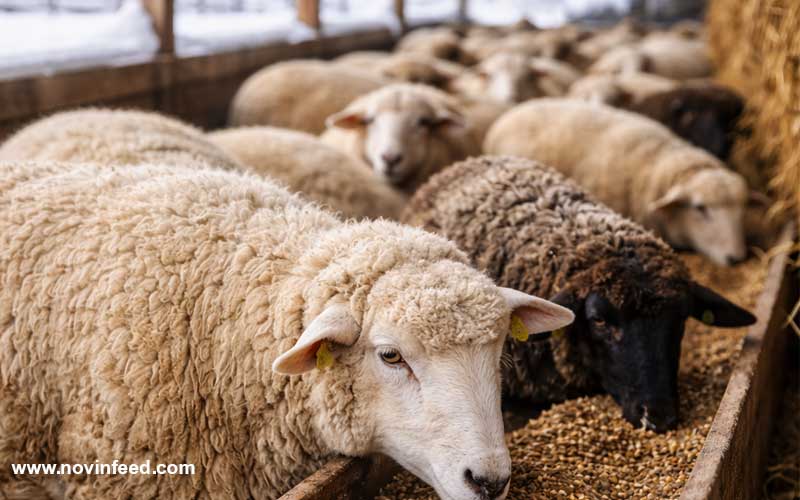 نگهداری گوسفندان در زمستان