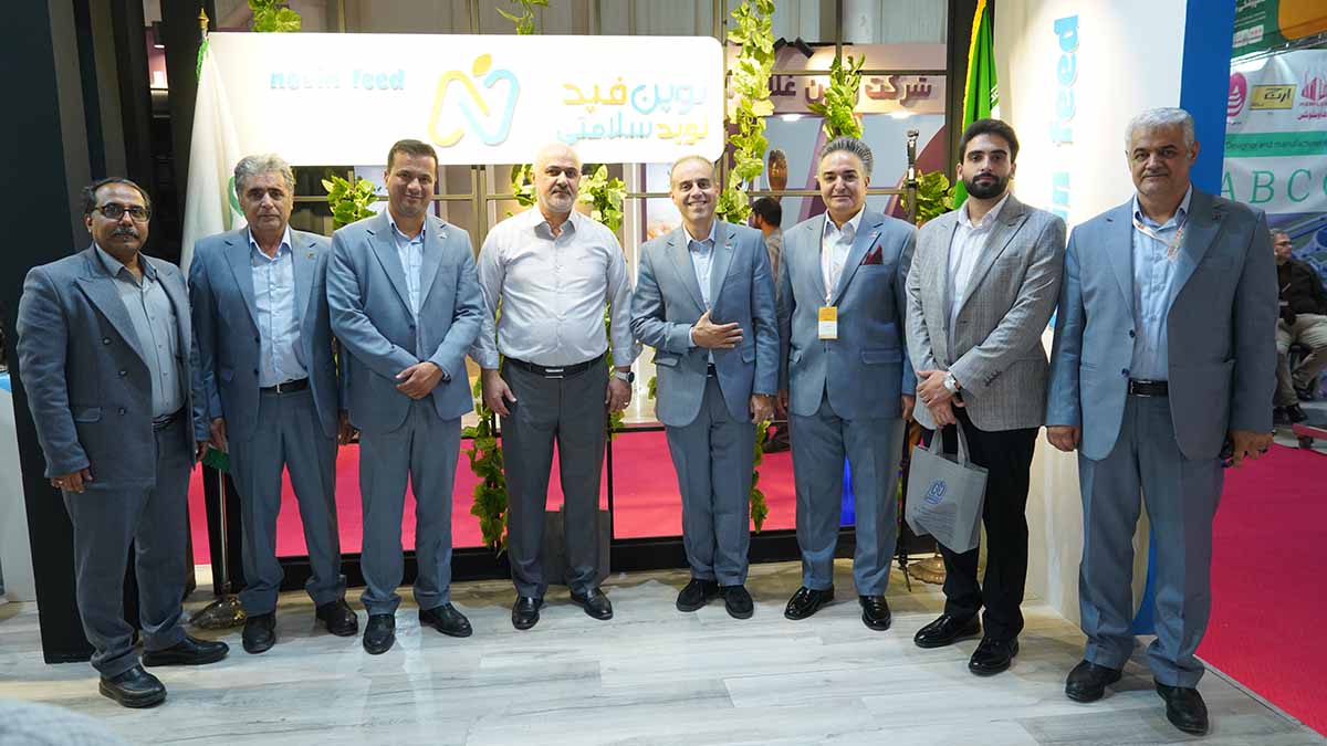 حضور نوین فید در نمایشگاه خوراک دام و طیور مشهد
